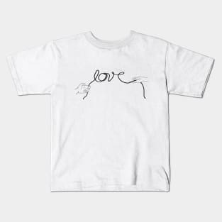 Hands and love Kids T-Shirt